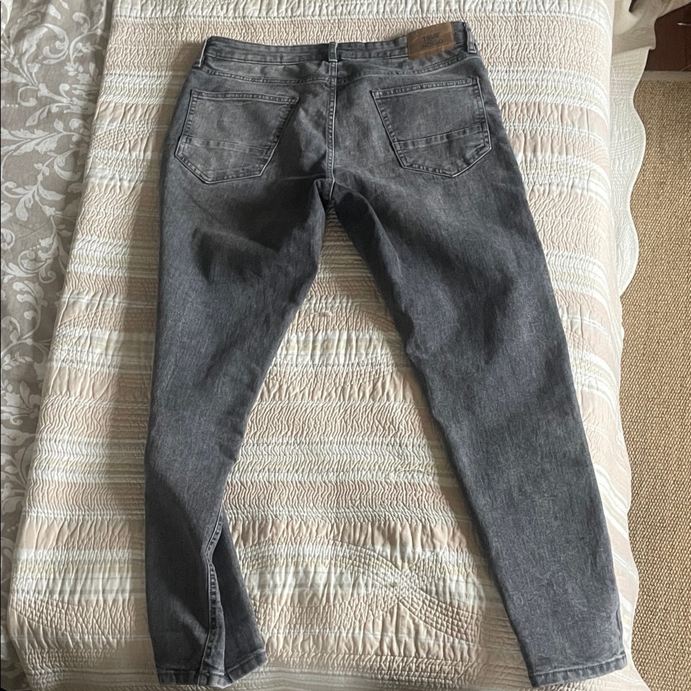 Slim Fit Black/Charcoal Jeans